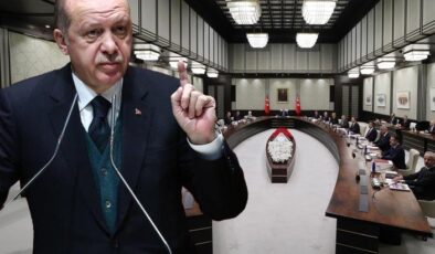 Erdoğan talimatı bugünkü Kabine toplantısında verecek