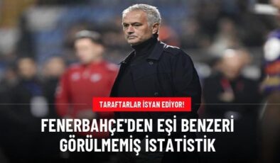 Fenerbahçe’den eşi benzeri görülmemiş istatistik