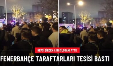 Fenerbahçe taraftarları tesisi bastı