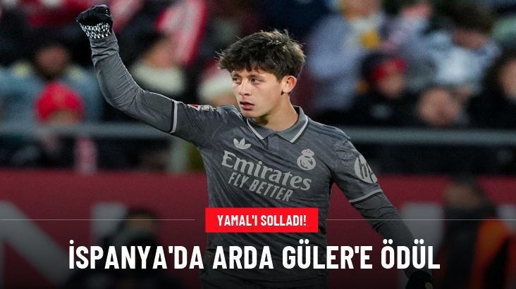 İspanya’da Arda Güler’e ödül