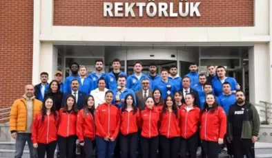 BŞEÜ Spor Takımları Rektör ile Bir Araya Geldi