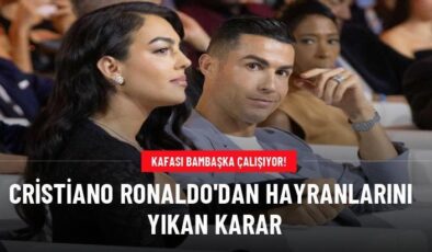 Cristiano Ronaldo’dan hayranlarını yıkan karar