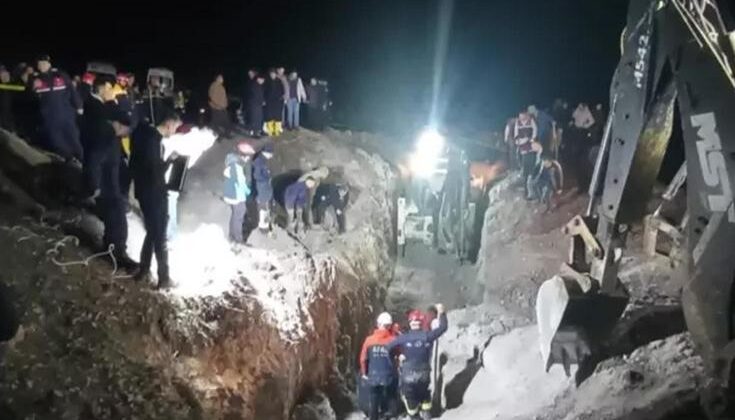 Amasya’da facia! Göçük altında kalan iki işçiden acı haber