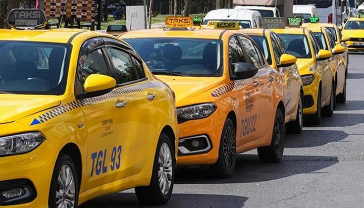 İstanbul’da zamlı taksi ücret tarifesi belli oldu