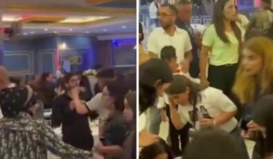 Depreme düğünde yakalanan kadın baygınlık geçirdi! İşte o anlar