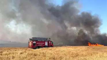 Kırklareli’nde Tarım Arazisinde Yangın Kontrol Altına Alındı